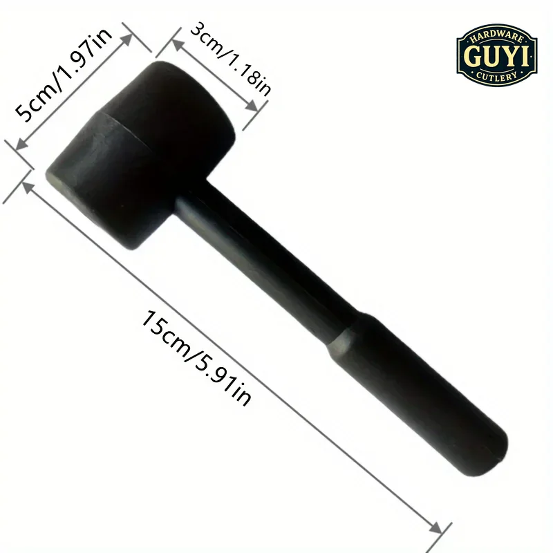 Woodworking Gift Ideas - Martillo de goma negro - herramienta