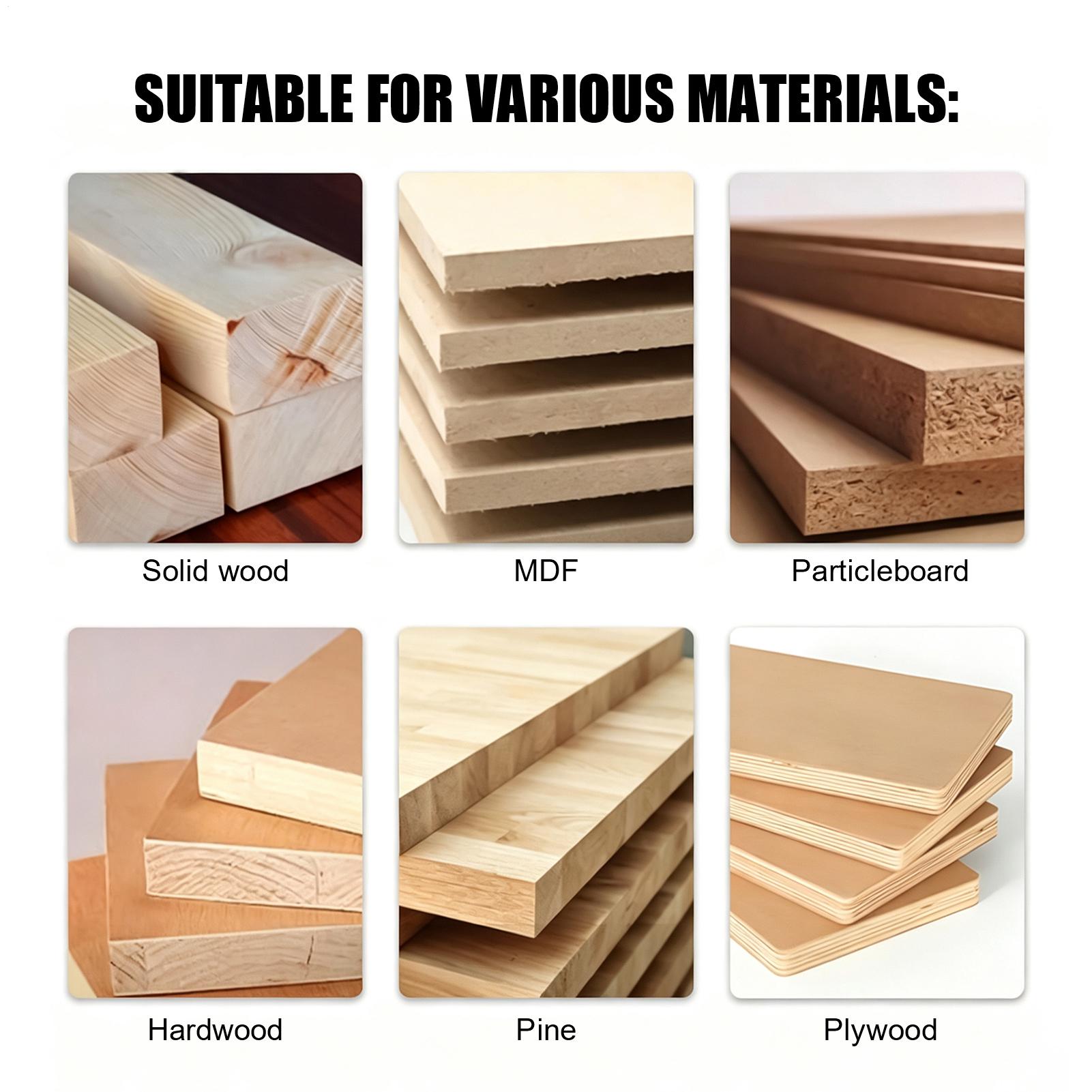 Woodworking Groove - Fresa recta de 0.3 pulgadas de