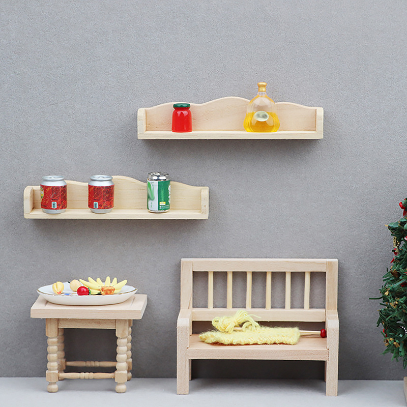 Woodworking Veneer - Estante de pared en miniatura para