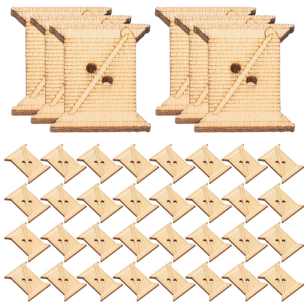 Woodworking Art - 100 Piezas de Bobinas de Madera