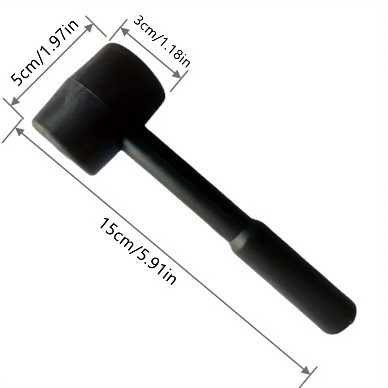 Woodworking Gift Ideas - Mazo de goma negro: herramienta duradera