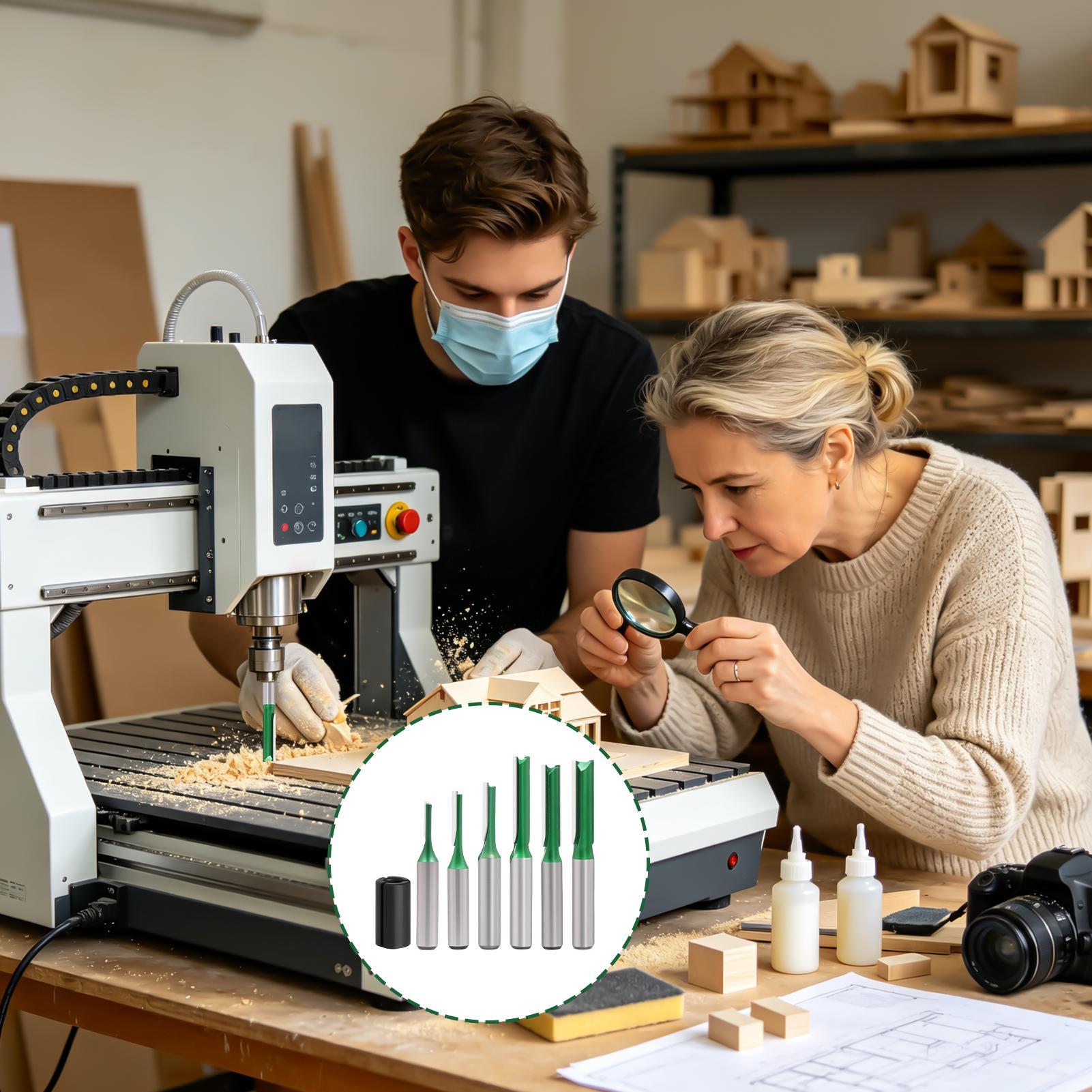 Brocas rectas para router, diá - Woodworking Groove reseña y precio