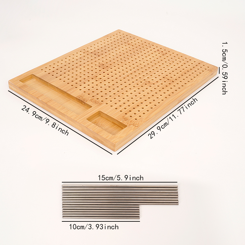 Tabla de Bloqueo para Crochet  - Woodworking Art reseña y precio
