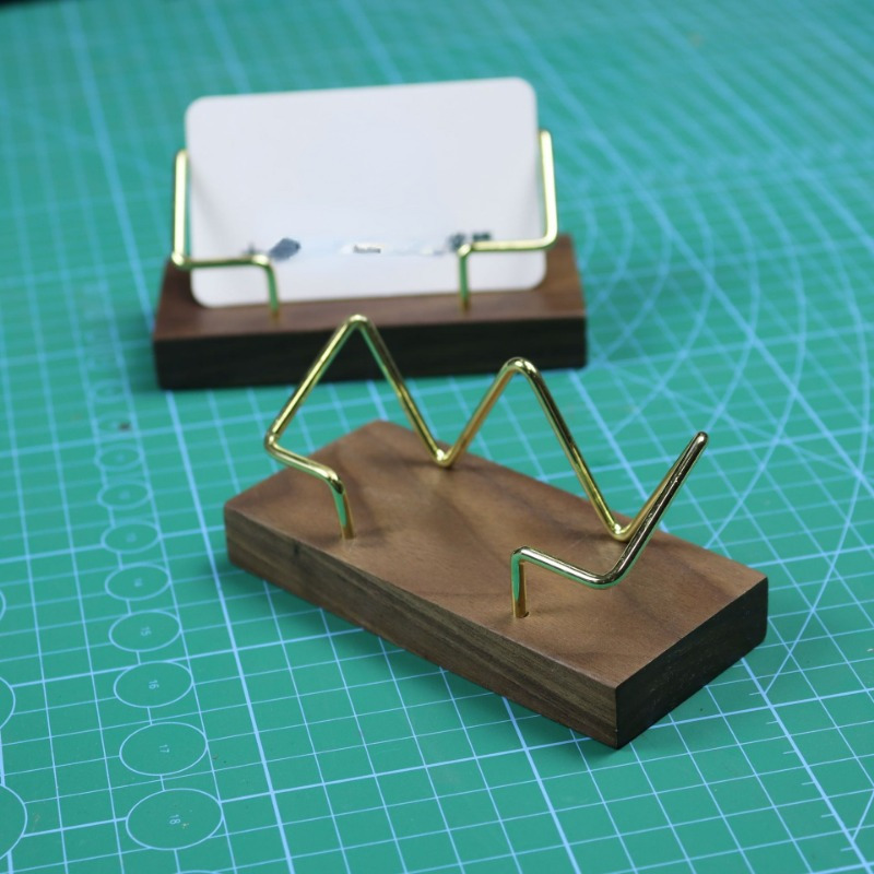 Caja de tarjetas de visita de  - Woodworking School reseña y precio