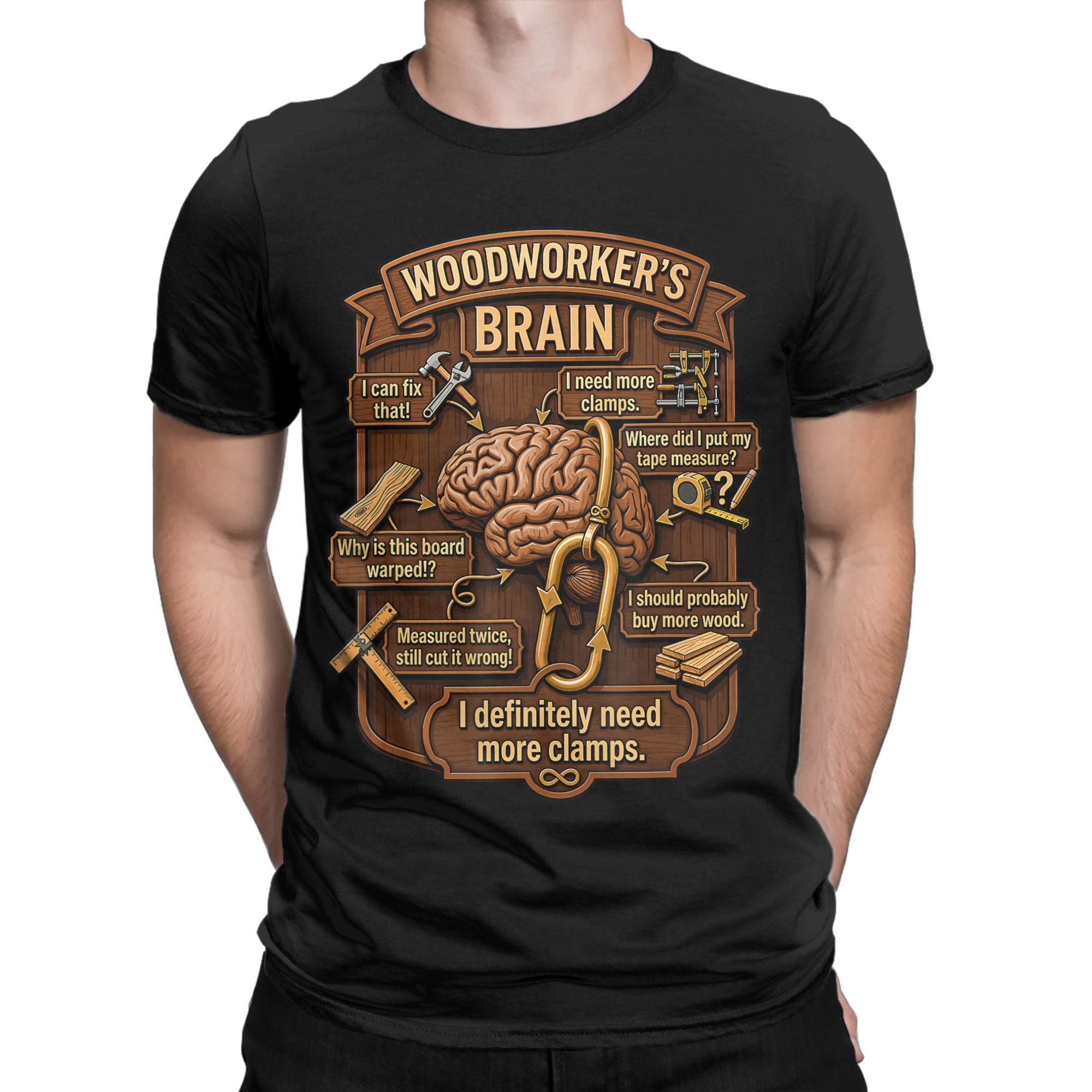 Camiseta divertida con diseño  - Woodworking Gift Ideas reseña y precio