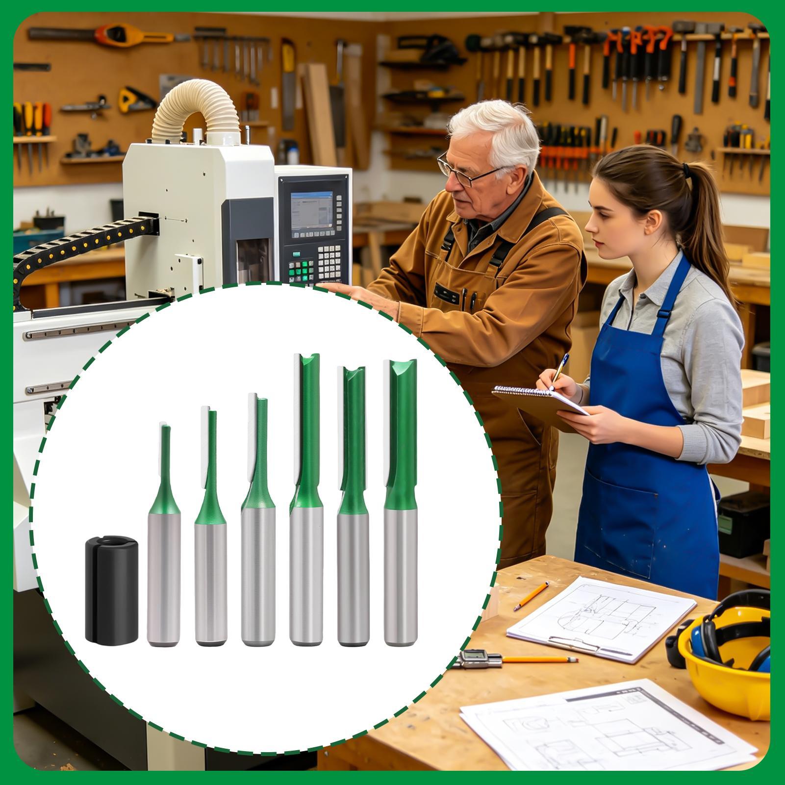 Fresa recta de 0.3 pulgadas de - Woodworking Groove reseña y precio