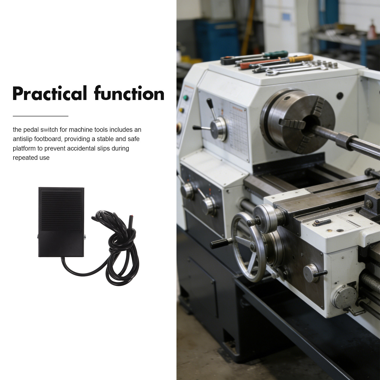 Interruptor de pedal momentáne - Woodworking Industries reseña y precio