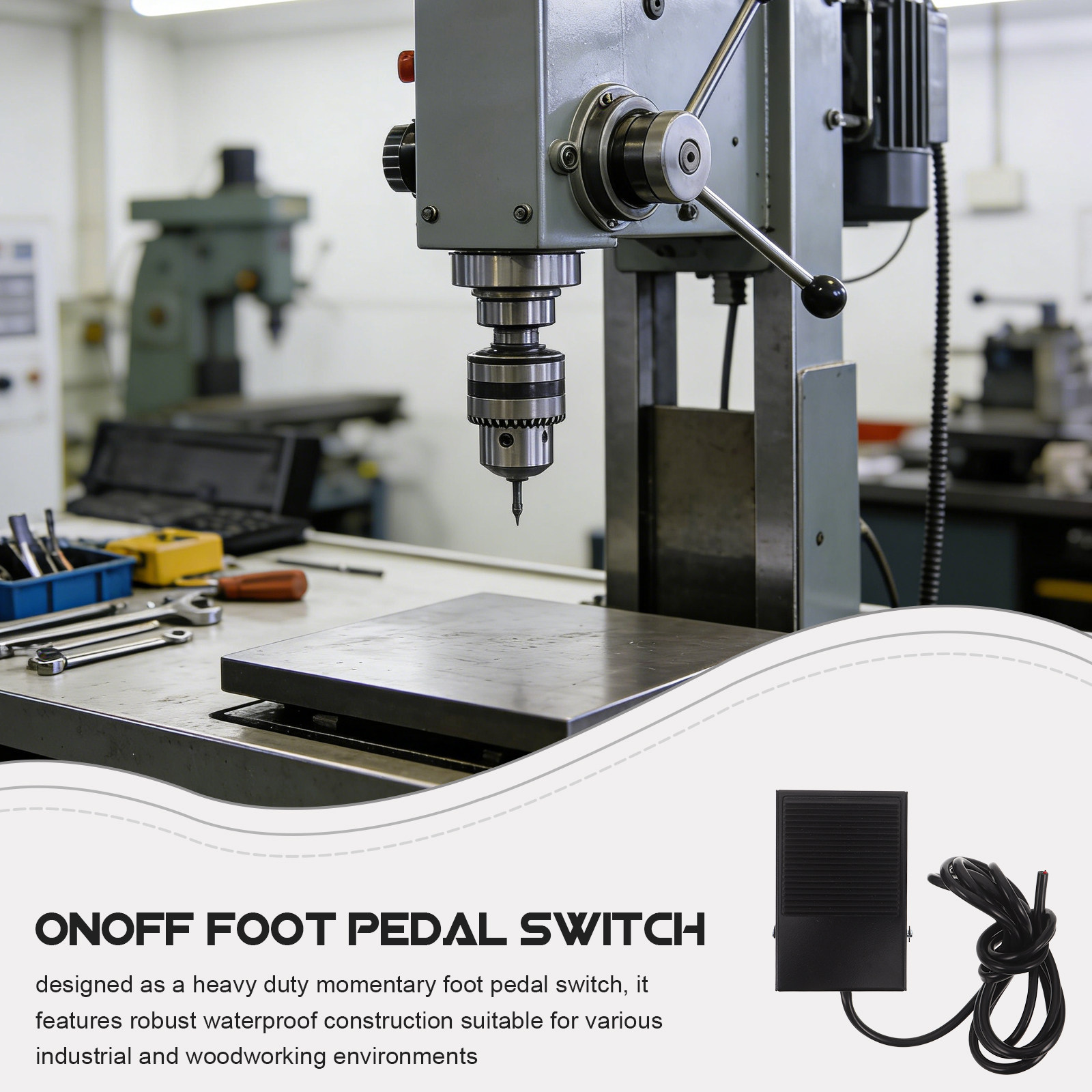 Interruptor de pedal momentáne - Woodworking Industries reseña y precio