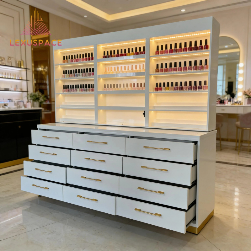 Estante de exhibición de mader - Woodworking Veneer reseña y precio
