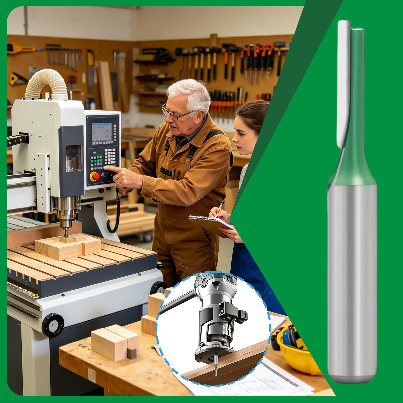 Brocas rectas para trabajar la - Woodworking Groove reseña y precio