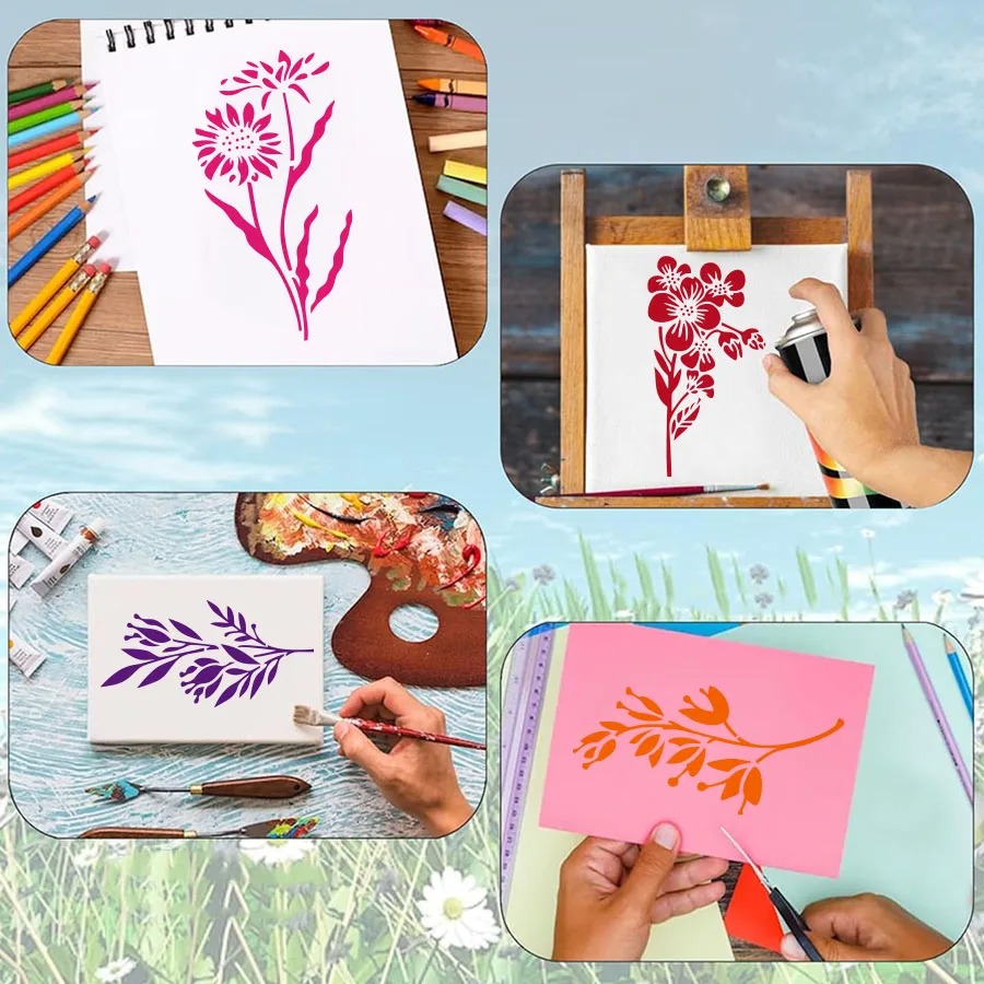18 Plantillas de Flores y Hoja - Woodworking Art reseña y precio