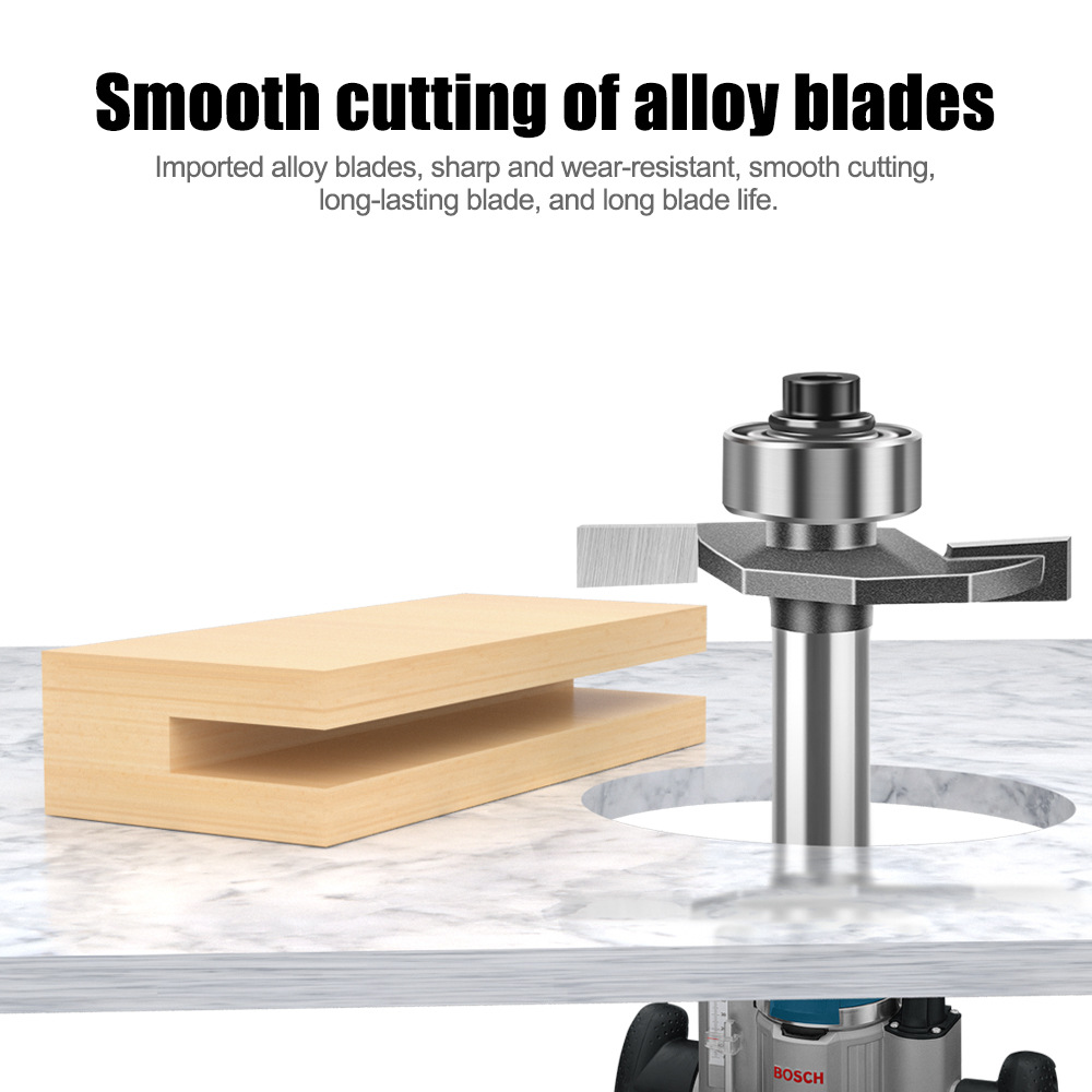 Fresa de ranurado en T de 1/4- - Woodworking Groove reseña y precio