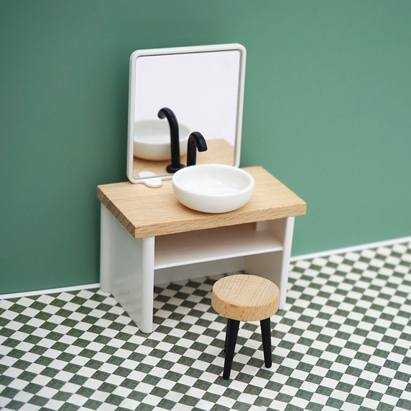 Juego de baño en miniatura par - Woodworking Veneer reseña y precio