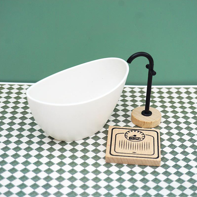 Juego de baño en miniatura par - Woodworking Veneer reseña y precio