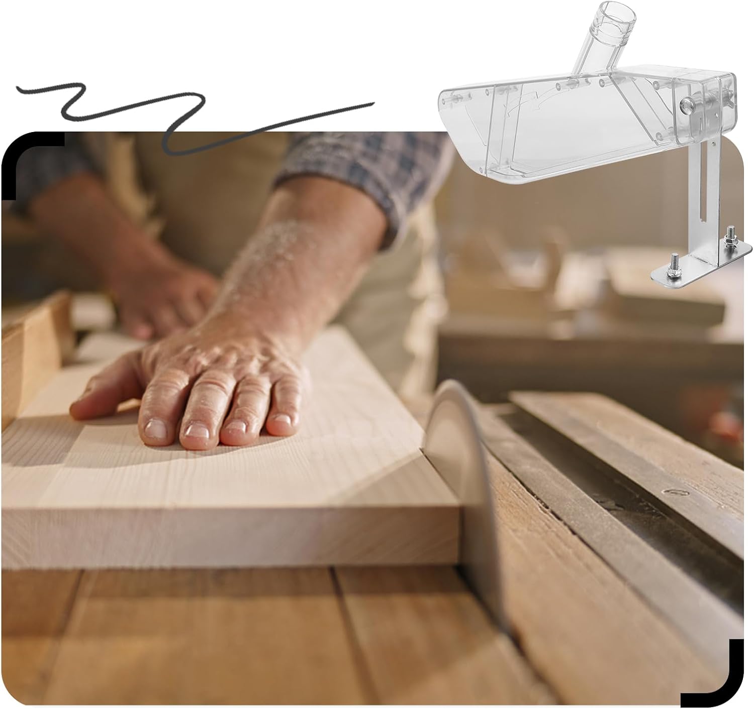 Cubierta Protectora Transparen - Vacuum Woodworking reseña y precio
