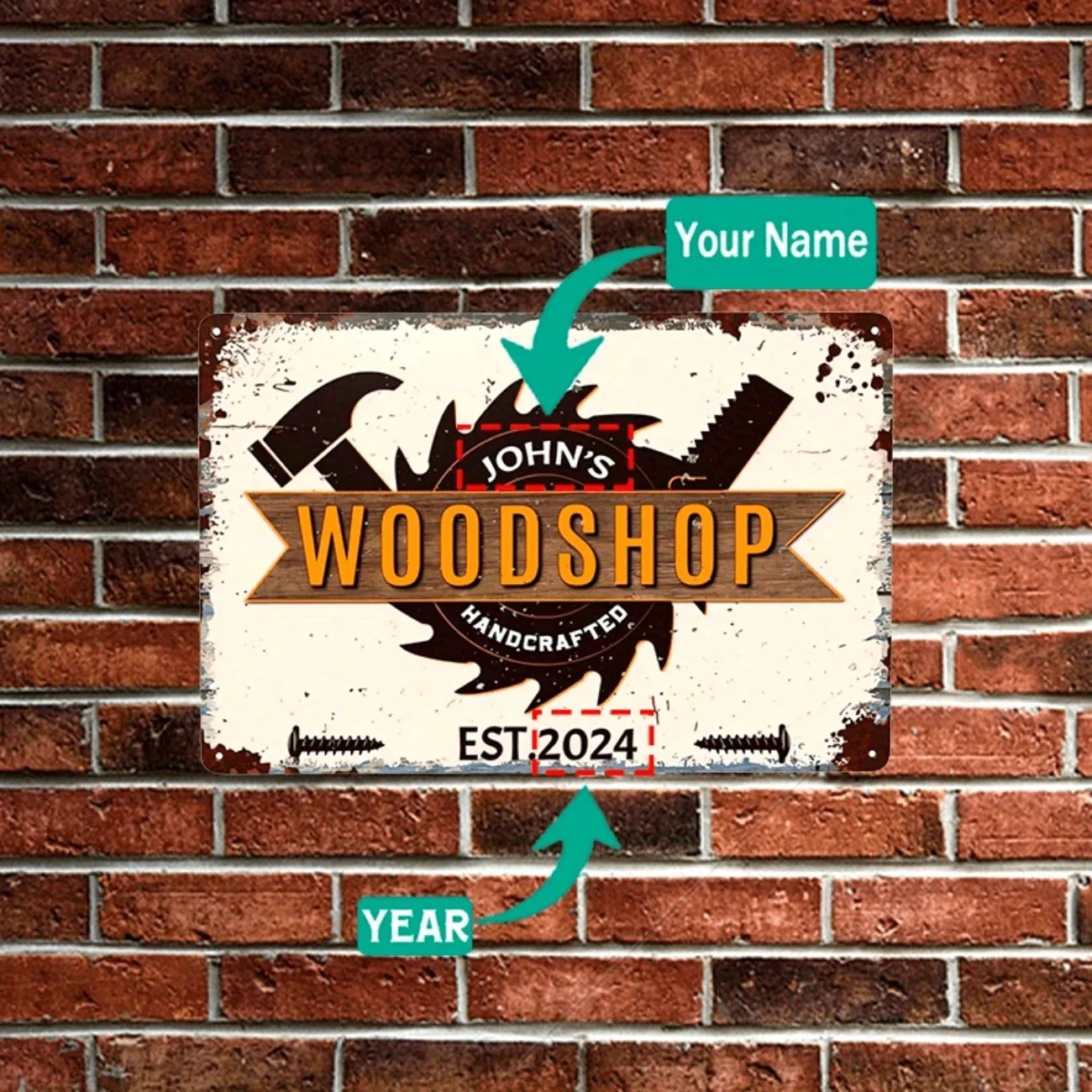 Letrero Personalizado de Carpi - Woodworking Art reseña y precio