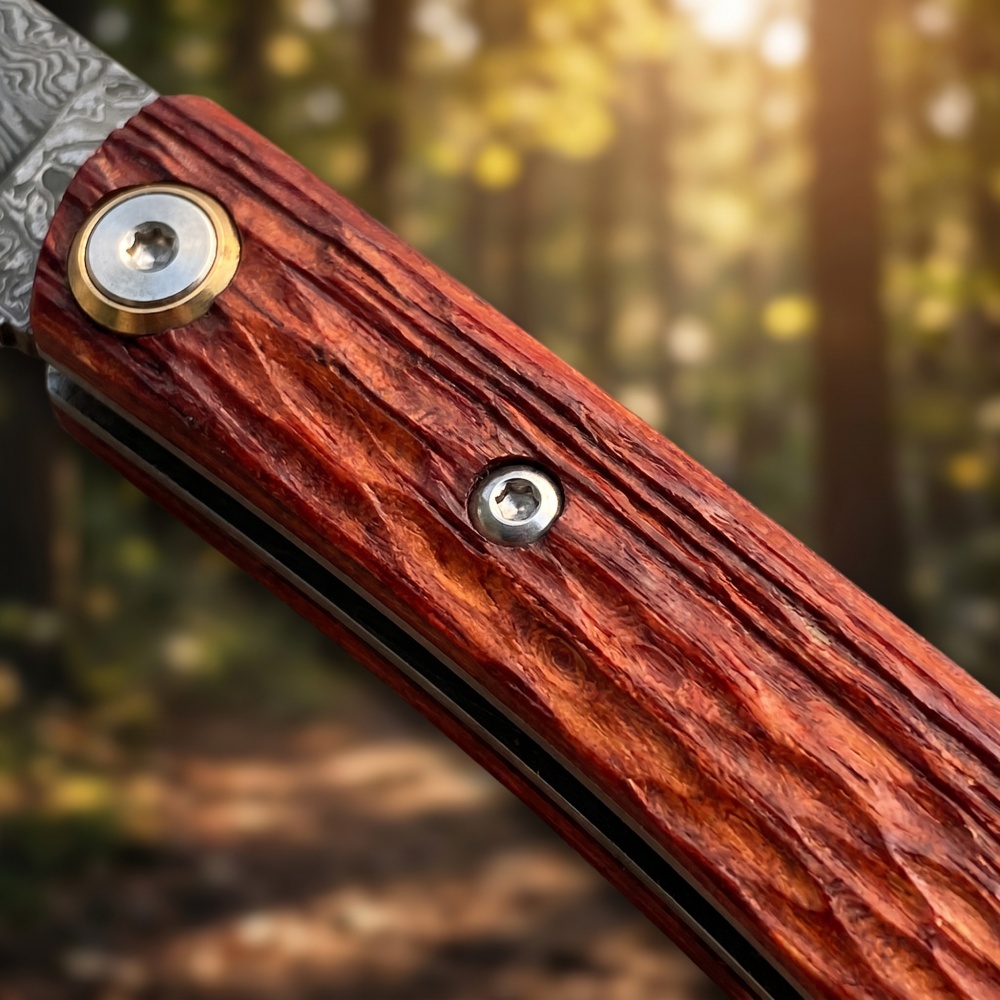 Cuchillo Plegable de Acero de  - Woodworking Gift Ideas reseña y precio
